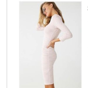 Striped Bodycon Spring Dress